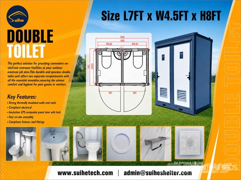 Suihe NT-D 2 Person Portable Toilet (Unused) Inne akcesoria