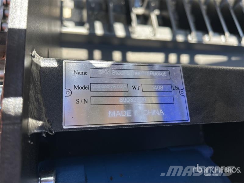 Suihe SSB-S 78 in Skid Steer Screening Bucket (Unused) Screening buckets