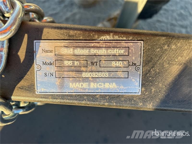 Suihe SSBC 66 in Skid Steer Brush Cutter (Unused) Sekačky namontované a tažené