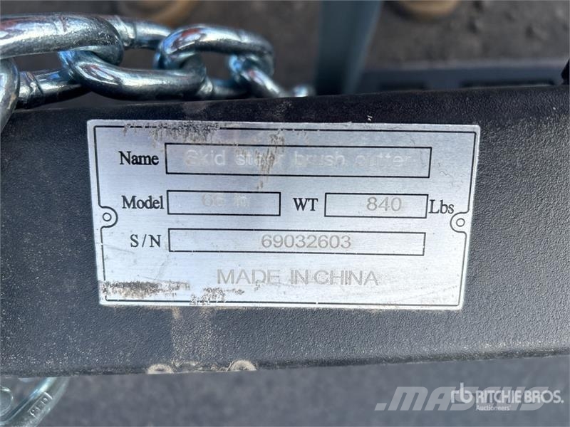 Suihe SSBC 66 in Skid Steer Brush Cutter (Unused) Sekačky namontované a tažené