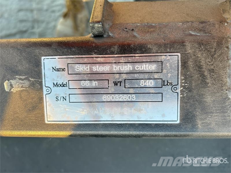 Suihe SSBC 66 in Skid Steer Brush Cutter (Unused) Sekačky namontované a tažené