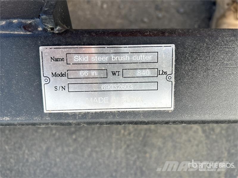 Suihe SSBC 66 in Skid Steer Brush Cutter (Unused) Sekačky namontované a tažené