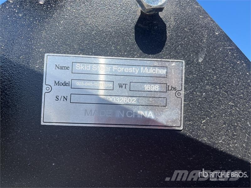 Suihe SSFM Skid Steer Mulcher (Unused) Trituradoras forestales