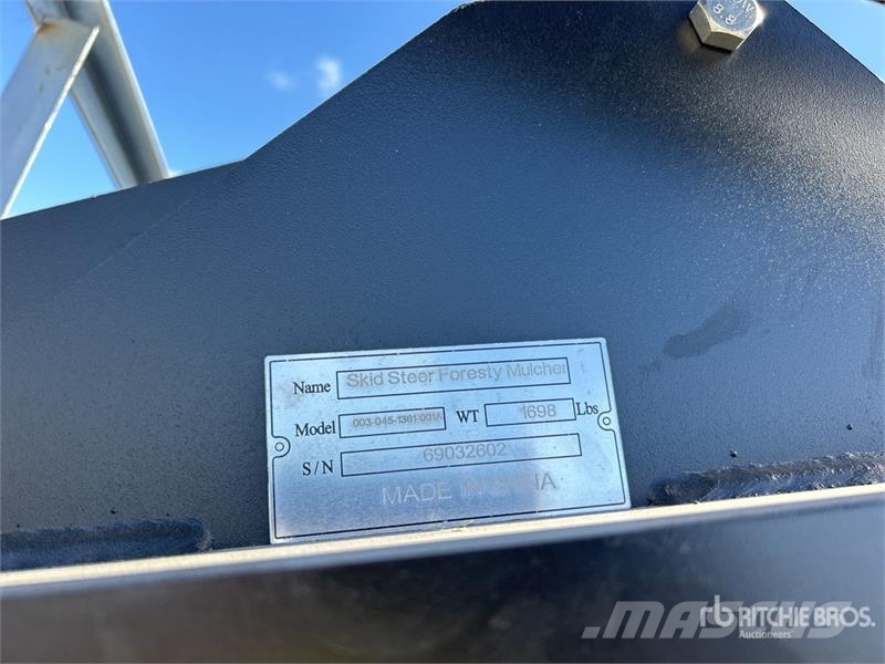 Suihe SSFM Skid Steer Mulcher (Unused) Lesní mulčovače