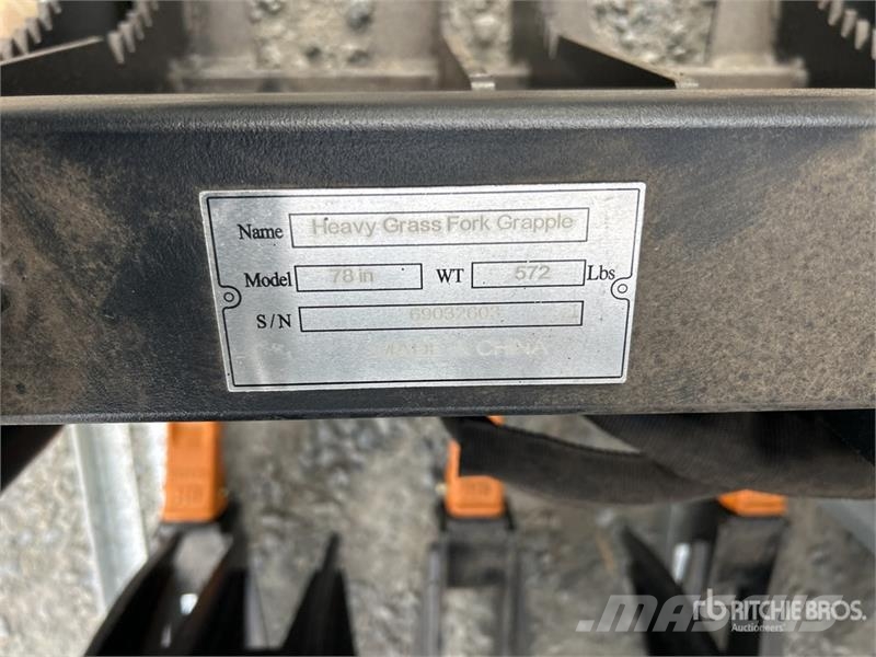 Suihe SSR-78 78 in Skid Steer Root Rake (Unused) Kreiselheuer/-wender
