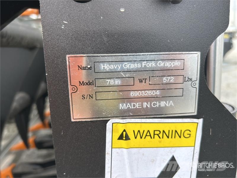 Suihe SSR-78 78 in Skid Steer Root Rake (Unused) Kreiselheuer/-wender