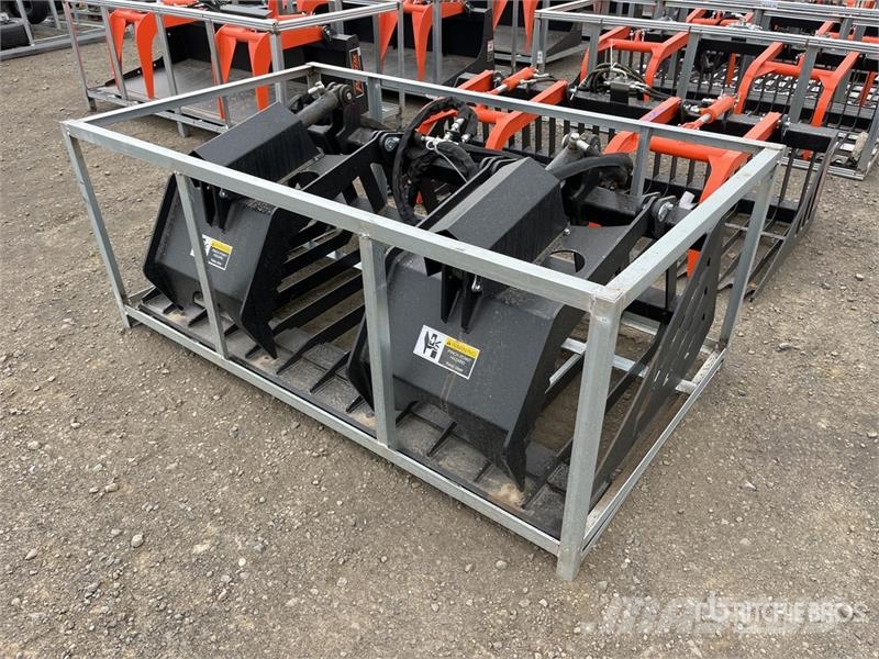 Suihe SSRGB-72 72 in Skeleton Skid Steer Grapple Bucket Kourat