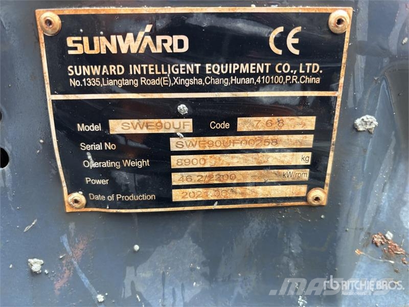 Sunward SWE90UF Tracked Excavator Escavatori cingolati