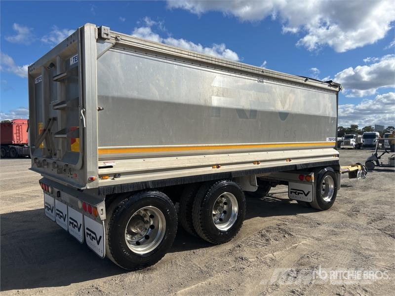  Tefco 6 m Super Dog End Dump Trailer Ανατρεπόμενες ρυμούλκες