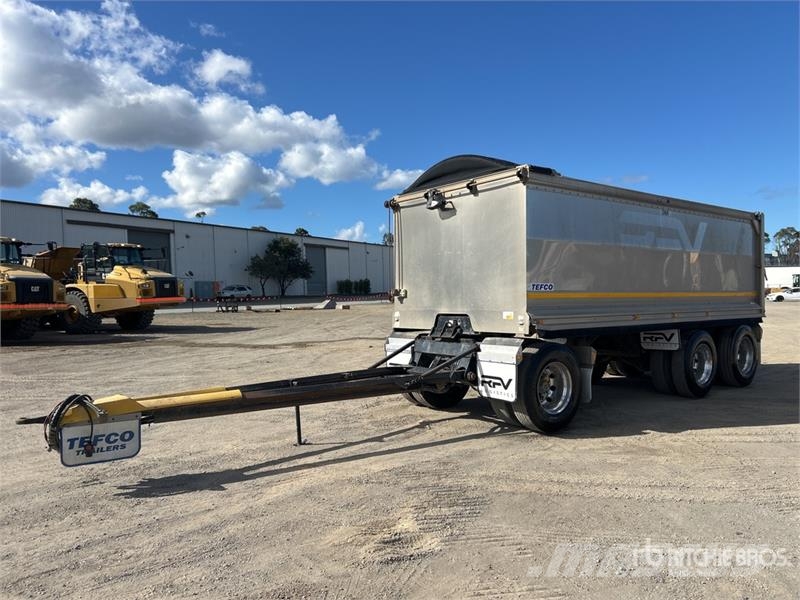  Tefco 6 m Super Dog End Dump Trailer Ανατρεπόμενες ρυμούλκες