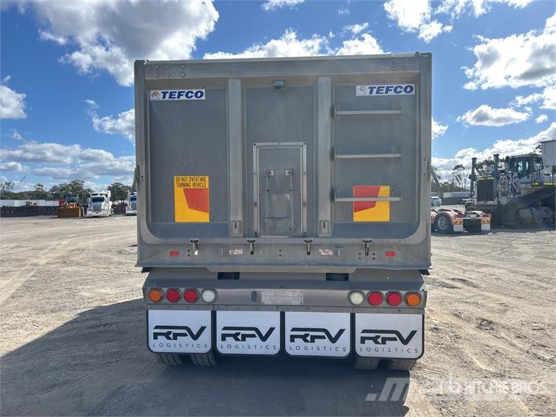  Tefco 6 m Super Dog End Dump Trailer Ανατρεπόμενες ρυμούλκες