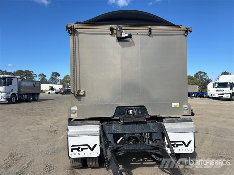  Tefco 6 m Super Dog End Dump Trailer Ανατρεπόμενες ρυμούλκες