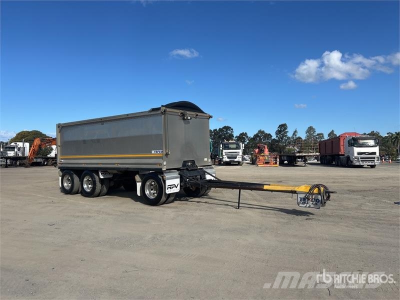  Tefco 6 m Super Dog End Dump Trailer Ανατρεπόμενες ρυμούλκες
