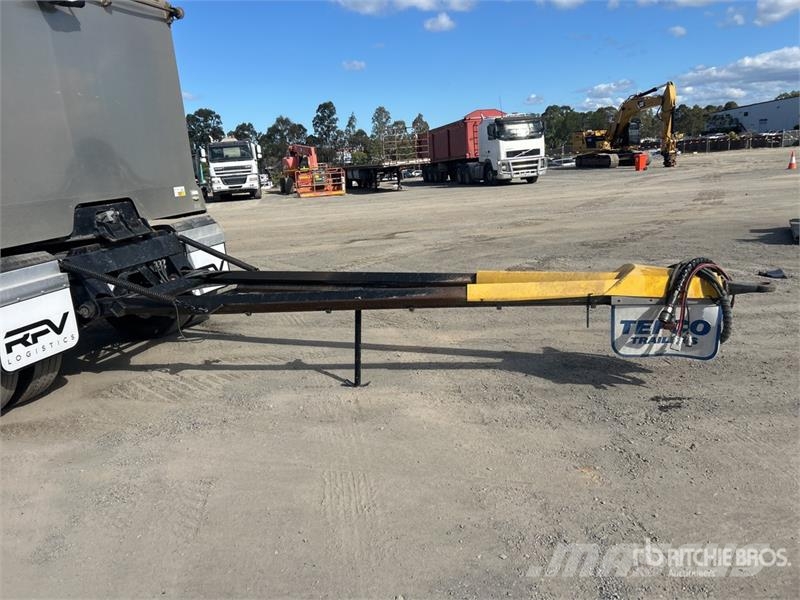  Tefco 6 m Super Dog End Dump Trailer Ανατρεπόμενες ρυμούλκες