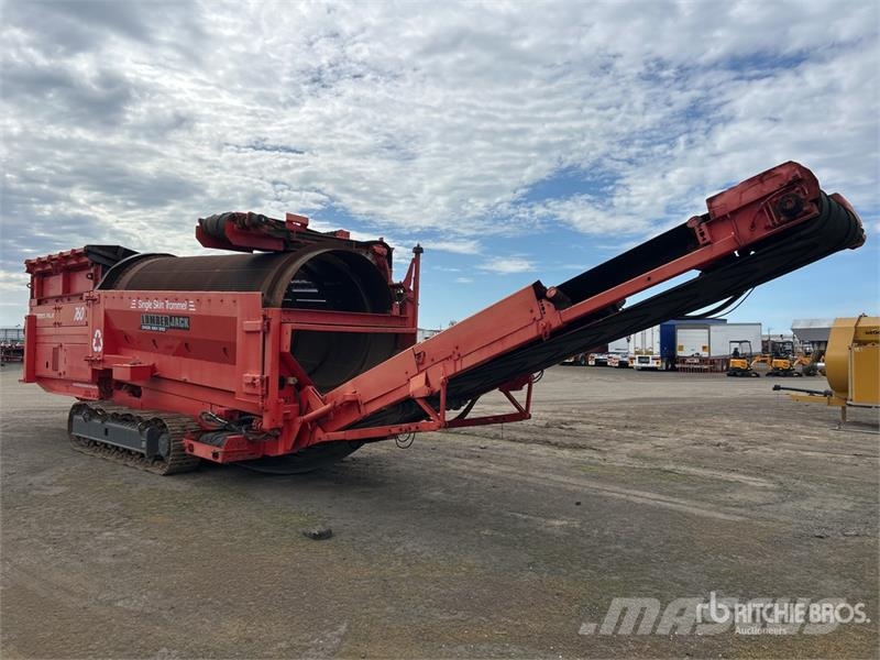 Terex 760T Tracked Trommel Screen الطبلة