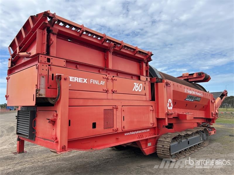 Terex 760T Tracked Trommel Screen الطبلة