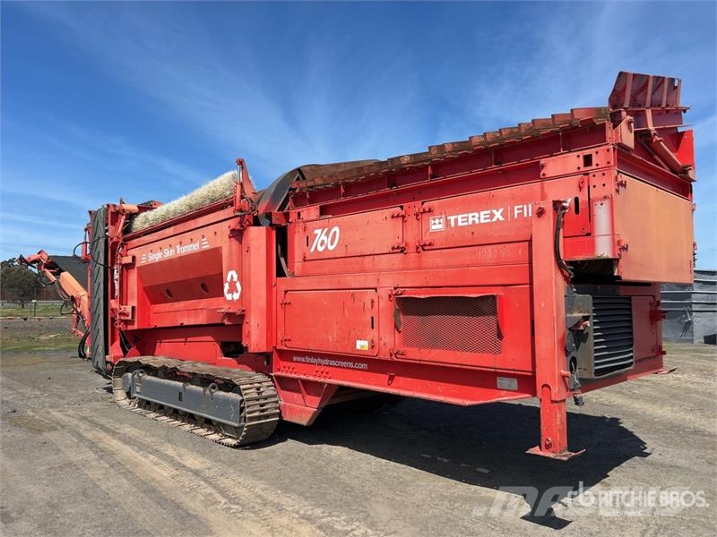 Terex 760T Tracked Trommel Screen الطبلة