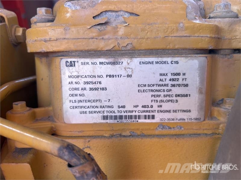 Terex Finlay I-140 Impact Crusher Motoren und Getriebe