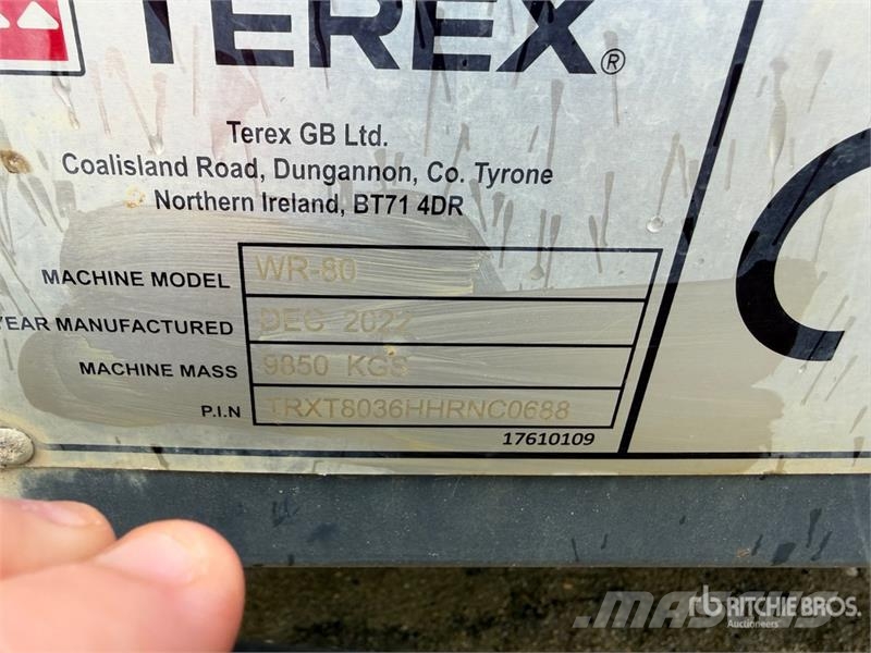 Terex Finlay WR80 900 mm x 22.85 m Portable Radial Stacking Man معدات البناء - غير ذلك
