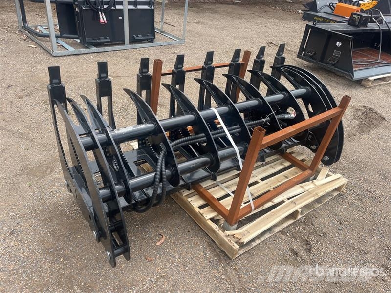 TMG CLG72 2000 mm Skid Steer Root Rake (Unused) مكابس وميبسات التبن