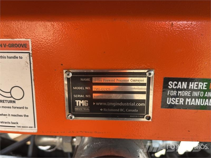 TMG GLS20 Petrol Processor Conveyor Log Splitter Pilkekoneet, klapikoneet, hakkurit ja sirkkelit