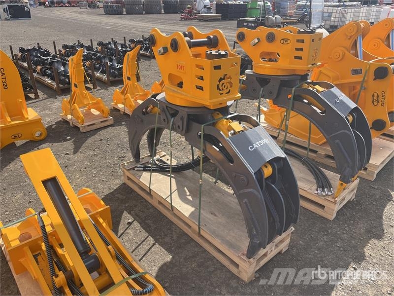 TOFT 04G 1550 mm Excavator Grapple - Fits 4-8 ton Grapples