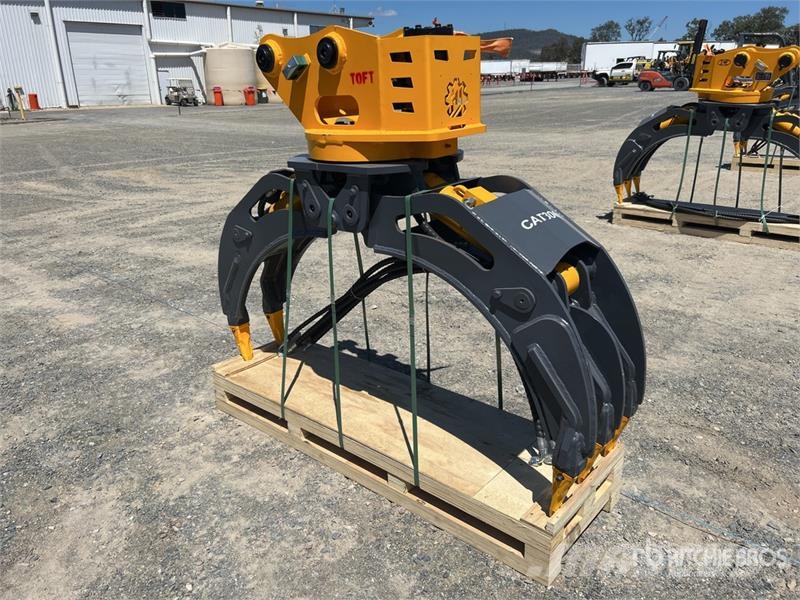  TOFT 04G Q/C Rotating Excavator Grapple - Fits 4 - خطاطيف