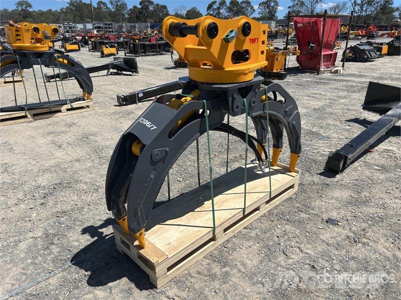  TOFT 04G Q/C Rotating Excavator Grapple - Fits 4 - خطاطيف