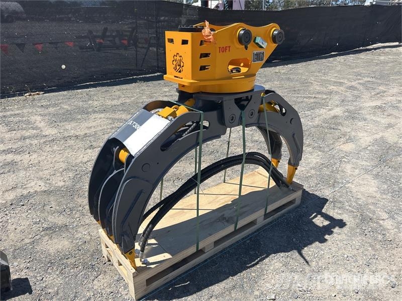  TOFT 04G Q/C Rotating Excavator Grapple - Fits 4 - خطاطيف