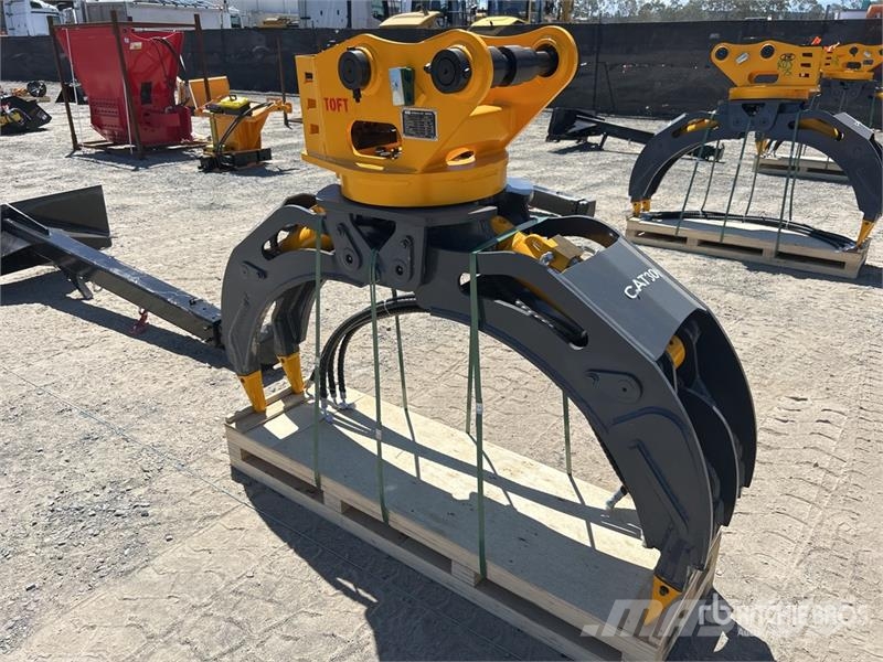 TOFT 04G Q/C Rotating Excavator Grapple - Fits 4 - Grappin