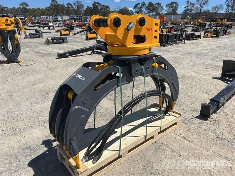 TOFT 04G Q/C Rotating Excavator Grapple - Fits 4 - Grappin