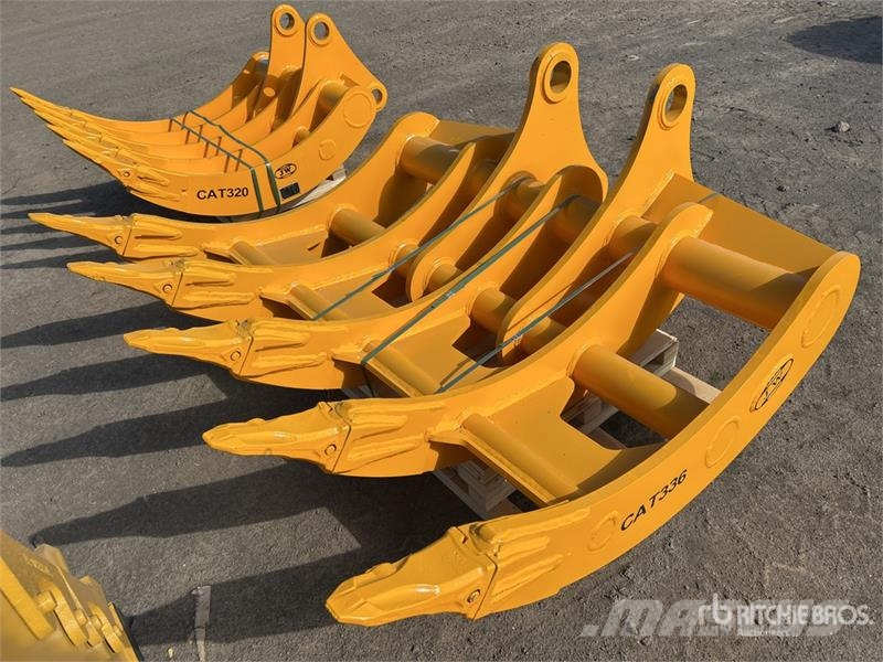TOFT 10R Excavator Rake - Fits 30-40 ton excavator Vaalutid ja kaarutid