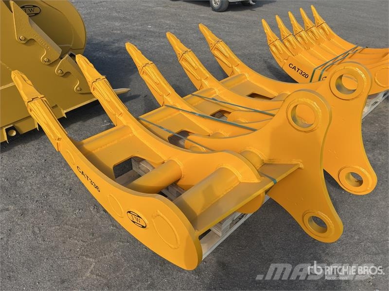 TOFT 10R Excavator Rake - Fits 30-40 ton excavator Vaalutid ja kaarutid