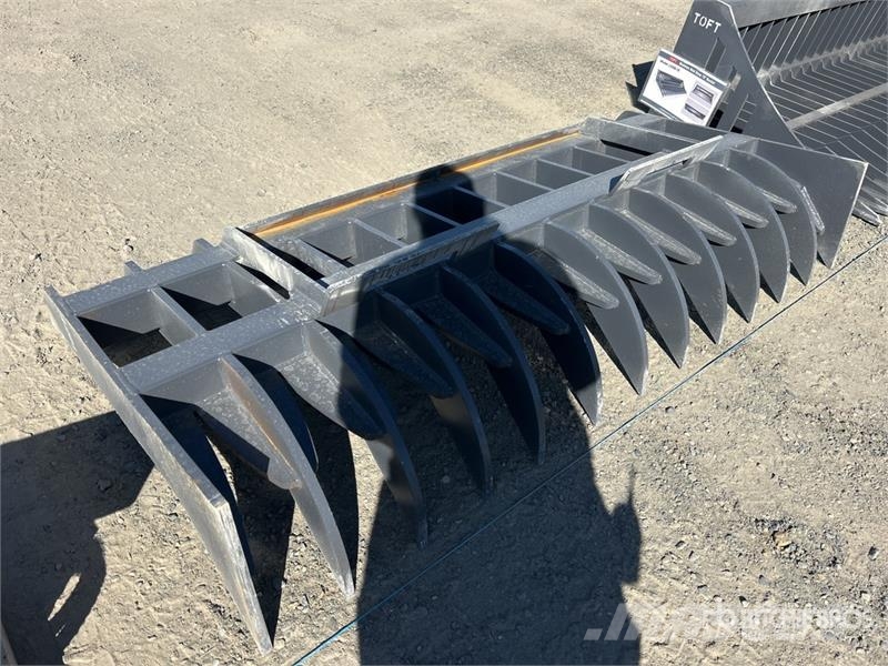  TOFT ST-72 1800 mm Skid Steer Root Rake (Unused) 犁耙和摊草机