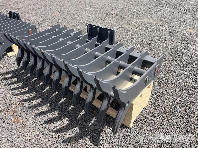  TOFT TWO72 1830 mm Excavator Rake - Fits 15-30 ton Vaalutid ja kaarutid