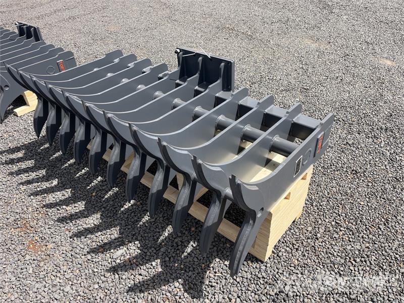 TOFT TWO72 1830 mm Excavator Rake - Fits 15-30 ton Vaalutid ja kaarutid