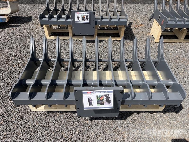  TOFT TWO72 1830 mm Excavator Rake - Fits 15-30 ton Vaalutid ja kaarutid