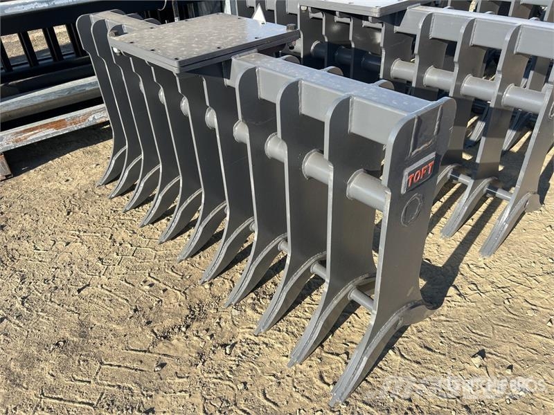  TOFT TWO72 72 in Excavator Rake - Fits 15-30 ton E مكابس وميبسات التبن