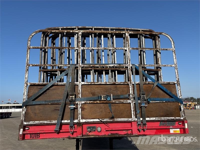 Topstart 13.6 m Tri/A Flatbed Trailer 自卸半挂车