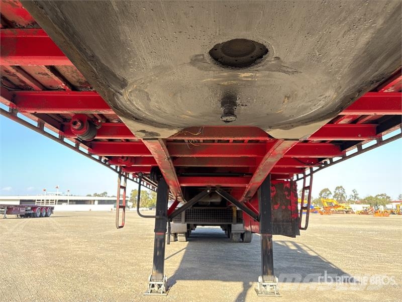 Topstart 13.6 m Tri/A Flatbed Trailer 自卸半挂车