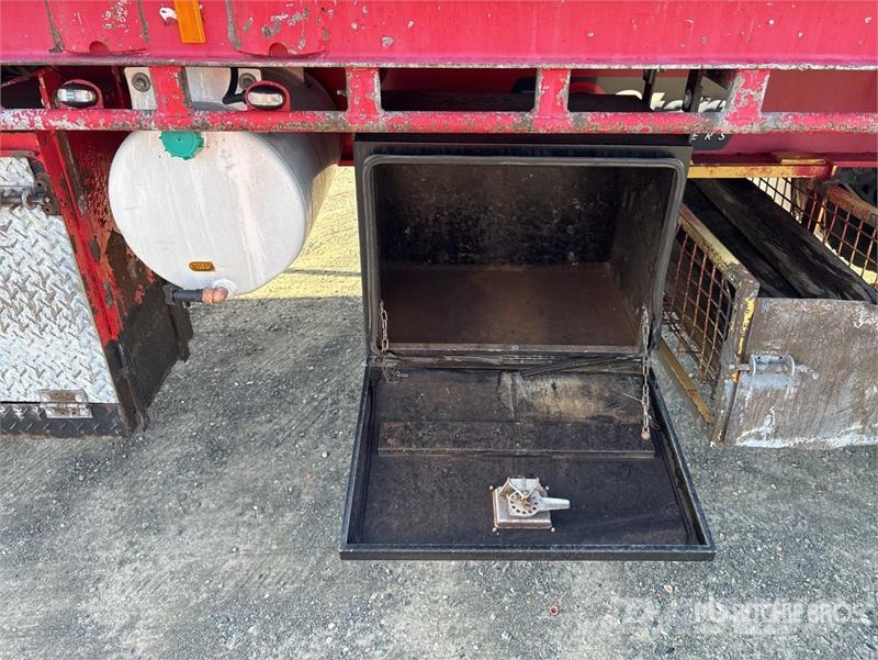Topstart 13.6 m Tri/A Flatbed Trailer 自卸半挂车