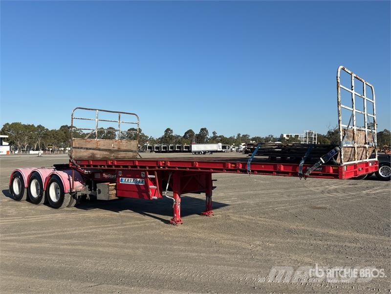 Topstart 7.2 m Tri/A B-Double Lead Flatbed Trailer Flatbed/Dropside trailers