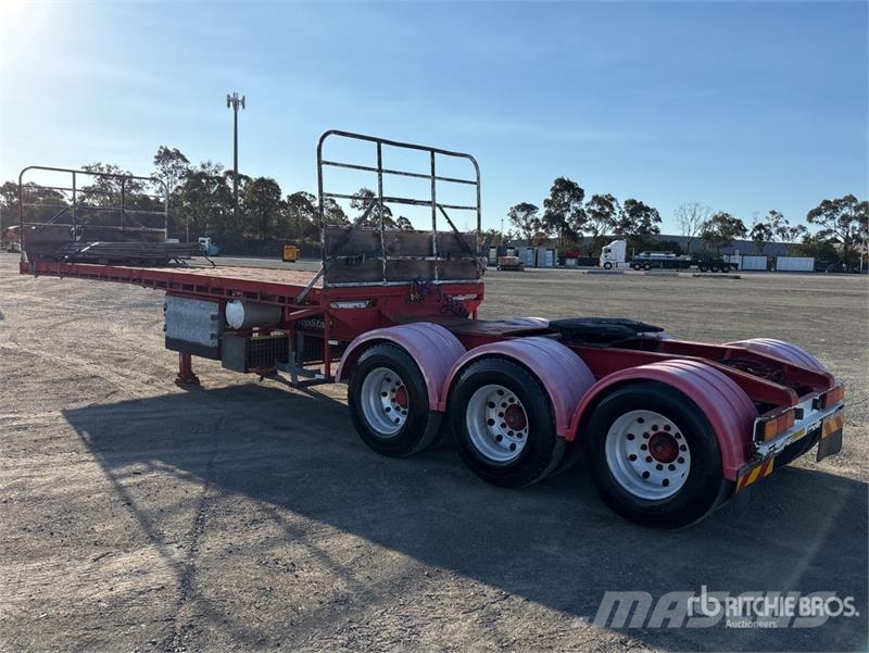 Topstart 7.2 m Tri/A B-Double Lead Flatbed Trailer Flatbed/Dropside trailers