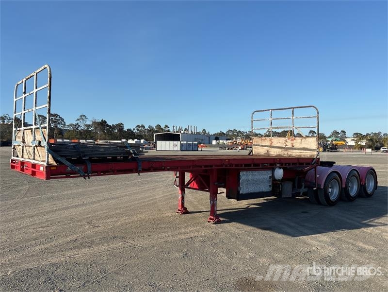 Topstart 7.2 m Tri/A B-Double Lead Flatbed Trailer Flatbed/Dropside trailers