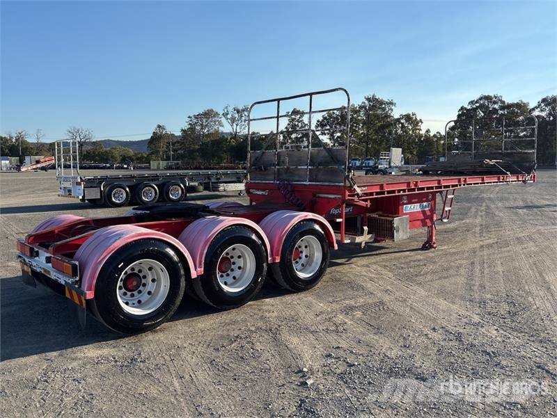 Topstart 7.2 m Tri/A B-Double Lead Flatbed Trailer Flatbed/Dropside trailers