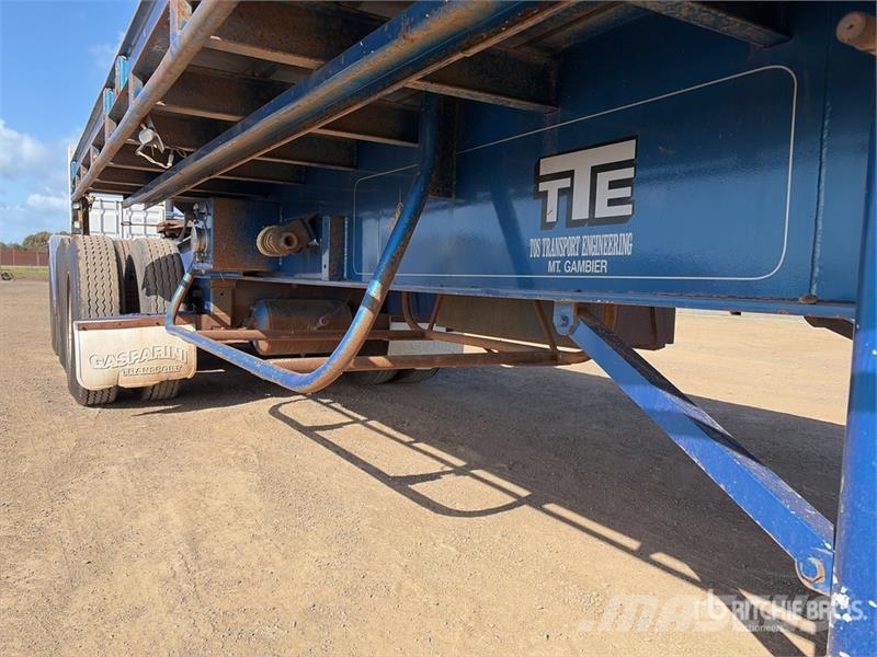TOS 7.4 m Tri/A B-Double Lead Flatbed Trailer Flatbed/Dropside trailers