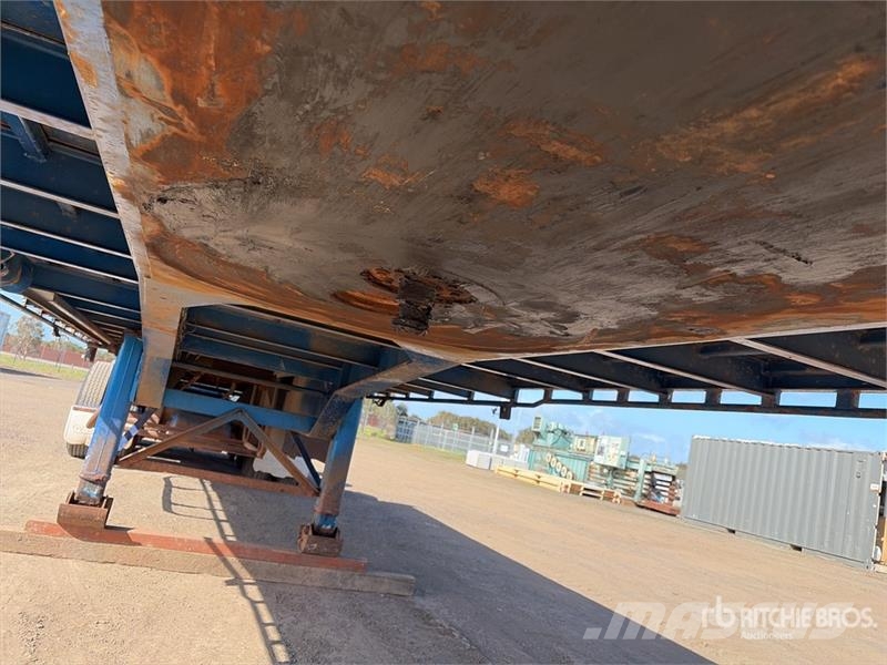 TOS 7.4 m Tri/A B-Double Lead Flatbed Trailer Flatbed/Dropside trailers