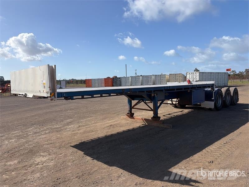 TOS 7.4 m Tri/A B-Double Lead Flatbed Trailer Flatbed/Dropside trailers