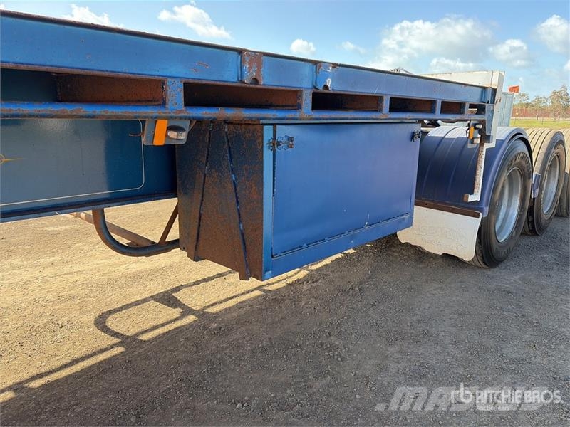 TOS 7.4 m Tri/A B-Double Lead Flatbed Trailer Flatbed/Dropside trailers