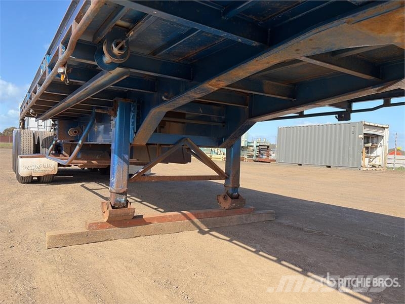 TOS 7.4 m Tri/A B-Double Lead Flatbed Trailer Flatbed/Dropside trailers
